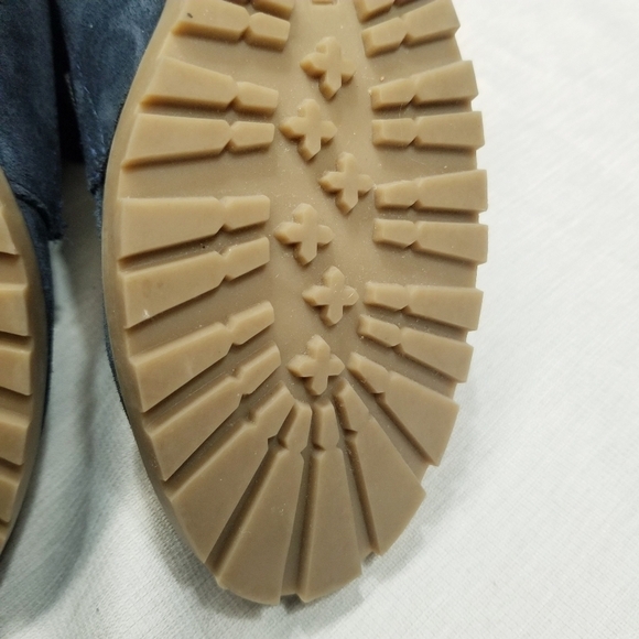 TOMMY HILFIGER Womens Serafin Blue Suede concealed Wedge Sz 6.5 Bootie NWOB‎ - Picture 2 of 11